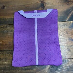 WW Weight Watchers Purple Neoprene Go For It Shoe Bag Garment Bag Travel